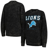 Detroit Lions G-III 4Her by Carl Banks Women's Comfy Cord Pullover Sweatshirt Black | NFL
