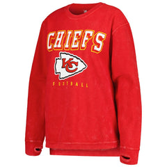 Kansas City Chiefs G-III 4Her by Carl Banks Women's Comfy Cord Pullover Sweatshirt Red | NFL