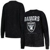 Las Vegas Raiders G-III 4Her by Carl Banks Women's Comfy Cord Pullover Sweatshirt Black | NFL
