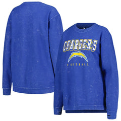Los Angeles Chargers G-III 4Her by Carl Banks Women's Comfy Cord Pullover Sweatshirt Powder Blue | NFL