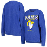 Los Angeles Rams G-III 4Her by Carl Banks Women's Comfy Cord Pullover Sweatshirt Royal | NFL