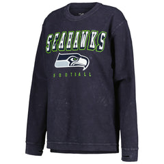 Seattle Seahawks G-III 4Her by Carl Banks Women's Comfy Cord Pullover Sweatshirt College Navy | NFL