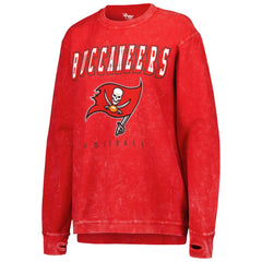 Tampa Bay Buccaneers G-III 4Her by Carl Banks Women's Comfy Cord Pullover Sweatshirt Red | NFL