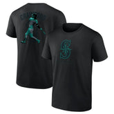 J.P. Crawford Seattle Mariners Double Play Name & Number T-Shirt - MLB