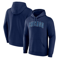 Chicago Cubs Official Wordmark Pullover Hoodie - MLB