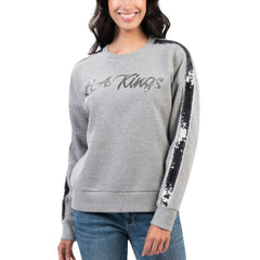Los Angeles Kings G-III 4Her by Carl Banks Women's Penalty Box Pullover Sweatshirt - Gray - NHL