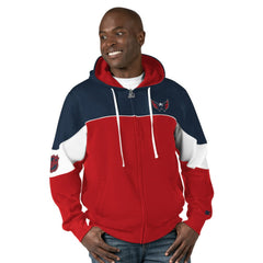 Washington Capitals Starter Power Forward Full-Zip Hoodie - Red/Navy - NHL