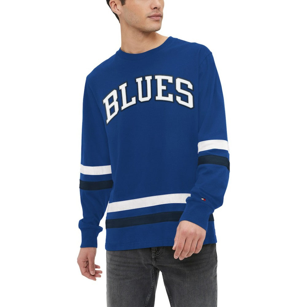 St. Louis Blues Tommy Hilfiger Nolan Long Sleeve T-Shirt - Blue - NHL
