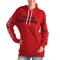 Chicago Blackhawks G-III 4Her by Carl Banks Women's Overtime Pullover Hoodie - Red - NHL