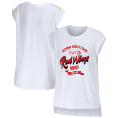 Detroit Red Wings WEAR by Erin Andrews Women's Domestic Tank Top - White - NHL