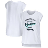 Seattle Kraken WEAR by Erin Andrews Women's Domestic Tank Top - White - NHL