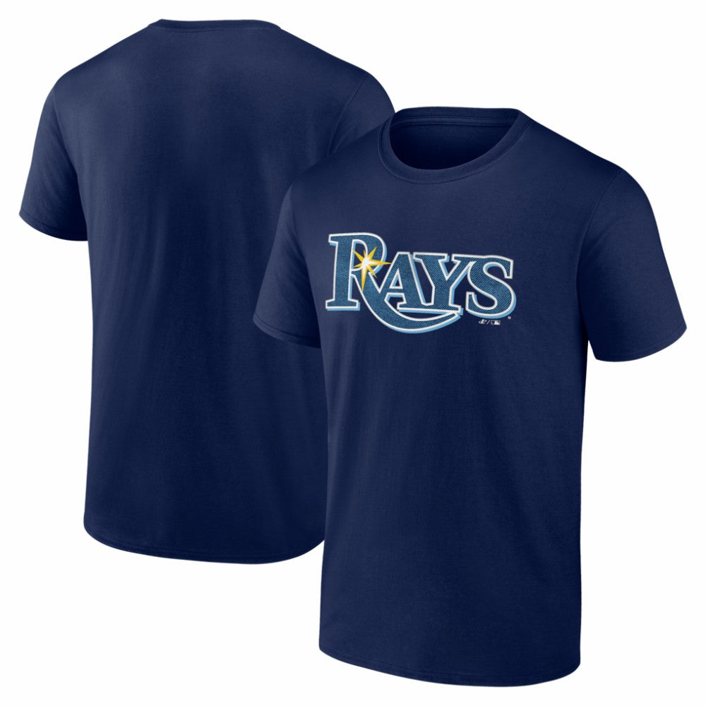 Tampa Bay Rays Logo Athletic Wordmark T-Shirt - MLB