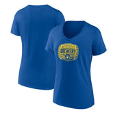 Milwaukee Brewers Women's Hometown Collection Barrel V-Neck T-Shirt - MLB