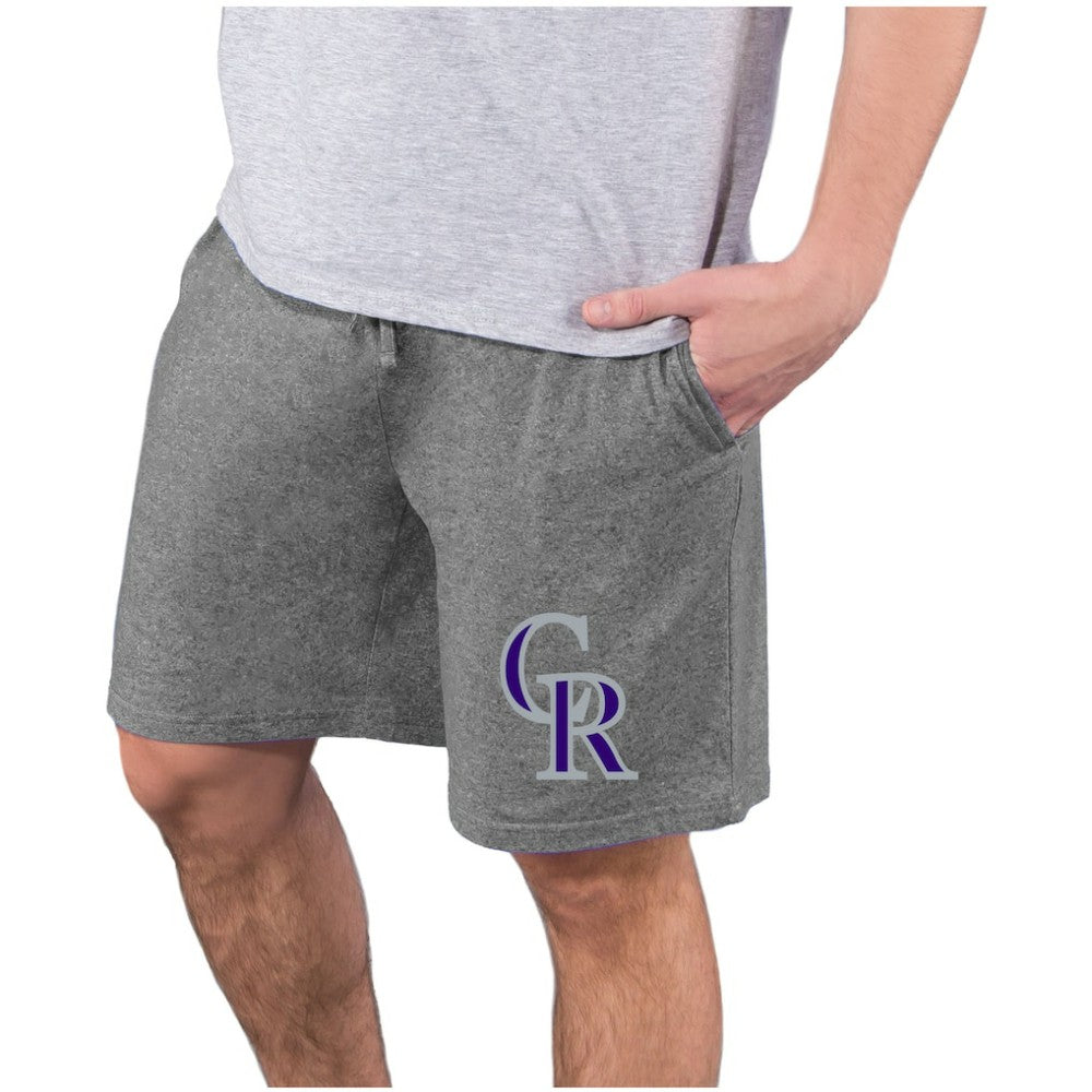 Colorado Rockies Concepts Sport Quest Knit Jam Shorts - MLB