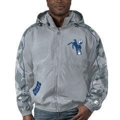 Indianapolis Colts Starter Thursday Night Gridiron Throwback Full-Zip Jacket Gray | NFL
