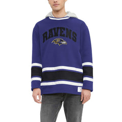 Baltimore Ravens Tommy Hilfiger Ivan Fashion Pullover Hoodie Purple | NFL