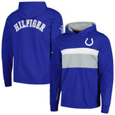 Indianapolis Colts Tommy Hilfiger Morgan Long Sleeve Hoodie T-Shirt Royal | NFL