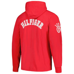 Kansas City Chiefs Tommy Hilfiger Morgan Long Sleeve Hoodie T-Shirt Red | NFL