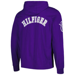 Minnesota Vikings Tommy Hilfiger Morgan Long Sleeve Hoodie T-Shirt Purple | NFL