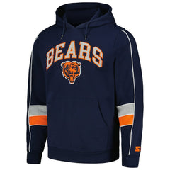 Chicago Bears Starter Captain Pullover Hoodie Navy | NFL