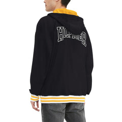 Pittsburgh Steelers Tommy Hilfiger Aaron Quarter-Zip Hoodie Black | NFL