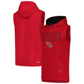 Arizona Cardinals MSX by Michael Strahan Marathon Sleeveless Pullover Hoodie Cardinal | NFL