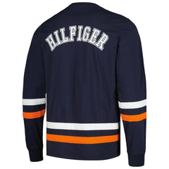 Chicago Bears Tommy Hilfiger Nolan Long Sleeve T-Shirt Navy/Orange | NFL