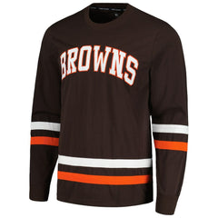 Cleveland Browns Tommy Hilfiger Nolan Long Sleeve T-Shirt Brown/Orange | NFL