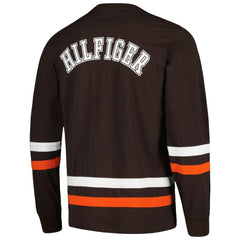 Cleveland Browns Tommy Hilfiger Nolan Long Sleeve T-Shirt Brown/Orange | NFL