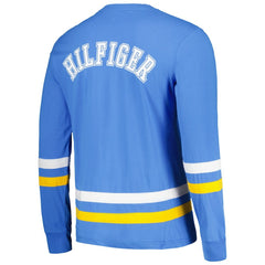Los Angeles Chargers Tommy Hilfiger Nolan Long Sleeve T-Shirt Powder Blue/Gold | NFL