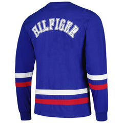 New York Giants Tommy Hilfiger Nolan Long Sleeve T-Shirt Royal/Red | NFL