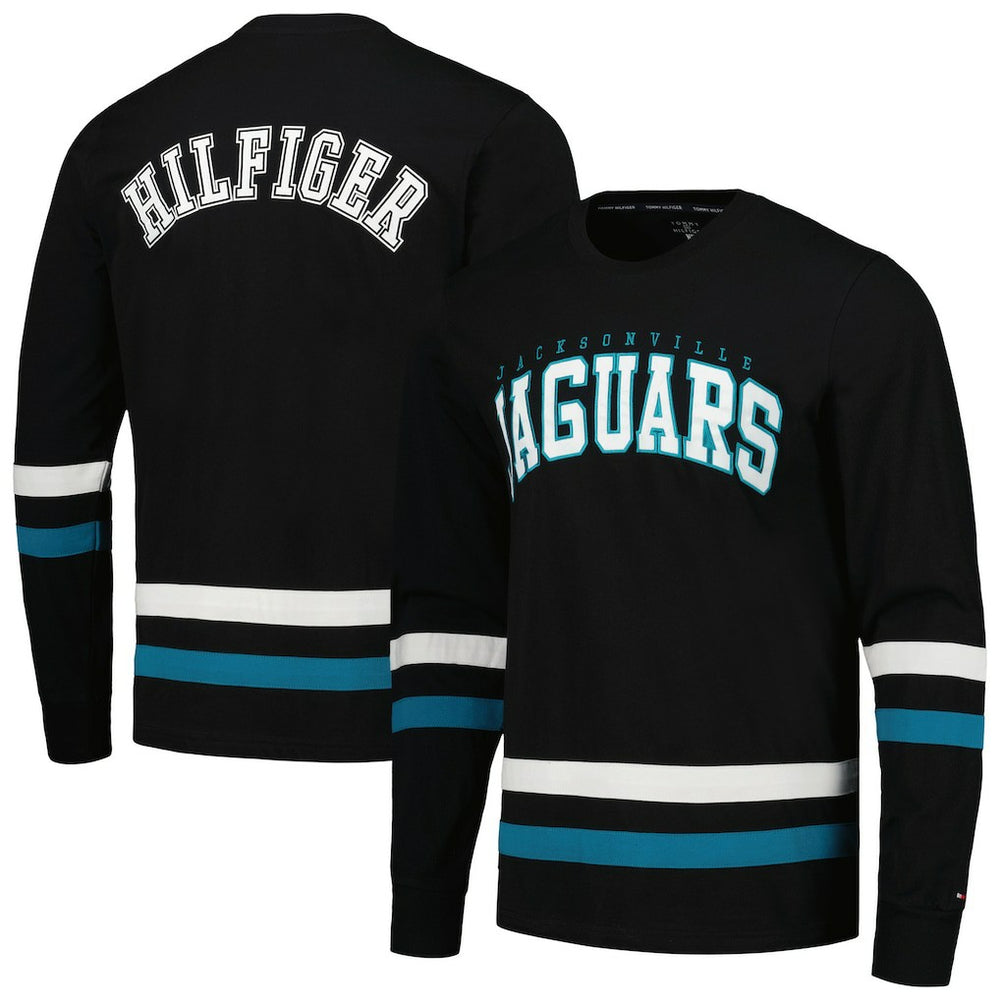 Jacksonville Jaguars Tommy Hilfiger Nolan Long Sleeve T-Shirt Black/Teal | NFL