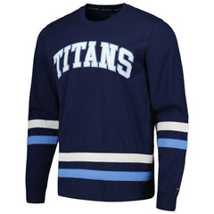 Tennessee Titans Tommy Hilfiger Nolan Long Sleeve T-Shirt Navy/Light Blue | NFL