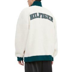 Philadelphia Eagles Tommy Hilfiger Jordan Sherpa Quarter-Zip Sweatshirt Cream | NFL