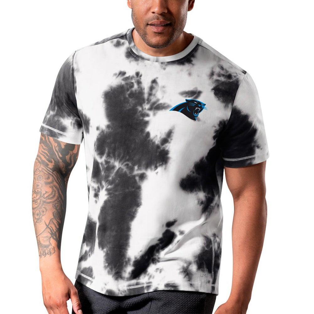 Carolina Panthers MSX by Michael Strahan Freestyle Tie-Dye T-Shirt Black | NFL
