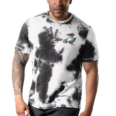 Philadelphia Eagles MSX by Michael Strahan Freestyle Tie-Dye T-Shirt Black | NFL