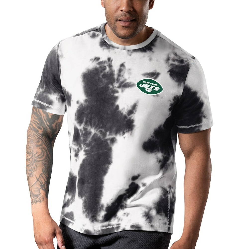 New York Jets MSX by Michael Strahan Freestyle Tie-Dye T-Shirt Black | NFL
