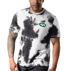 New York Jets MSX by Michael Strahan Freestyle Tie-Dye T-Shirt Black | NFL