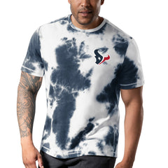 Houston Texans MSX by Michael Strahan Freestyle Tie-Dye T-Shirt Navy | NFL