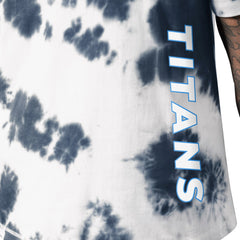 Tennessee Titans MSX by Michael Strahan Freestyle Tie-Dye T-Shirt Navy | NFL