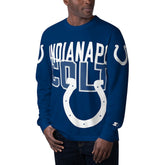 Indianapolis Colts Starter Clutch Hit Long Sleeve T-Shirt Royal | NFL