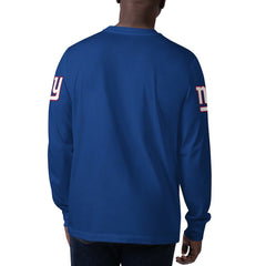 New York Giants Starter Clutch Hit Long Sleeve T-Shirt Royal | NFL