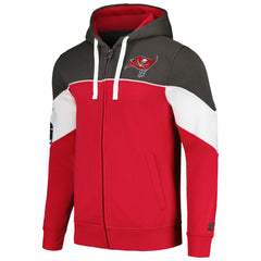 Tampa Bay Buccaneers Starter Running Back Full-Zip Hoodie Red/Pewter | NFL