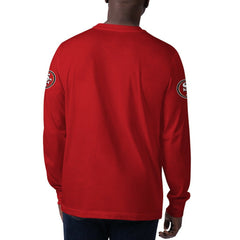 San Francisco 49ers Starter Clutch Hit Long Sleeve T-Shirt Scarlet | NFL