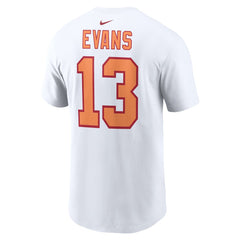 Mike Evans '76 Tampa Bay Buccaneers 50th Season Name & Number T-Shirt White | Nike for Sale