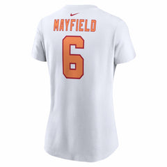 Baker Mayfield Tampa Bay Buccaneers Women's Name & Number T-Shirt White | Nike for Sale