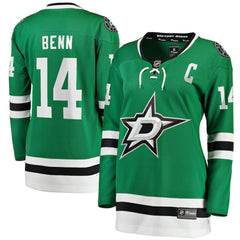 Jamie Benn Dallas Stars Fanatics Women's Captain Patch Home Breakaway Player Jersey - Kelly Green - NHL