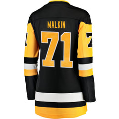 Evgeni Malkin Pittsburgh Penguins Fanatics Women's Home Breakaway Player Jersey - Black - NHL