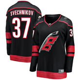 Andrei Svechnikov Carolina Hurricanes Fanatics Women's Home Breakaway Player Jersey - Black - NHL