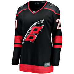 Sebastian Aho Carolina Hurricanes Fanatics Women's Home Breakaway Player Jersey - Black - NHL